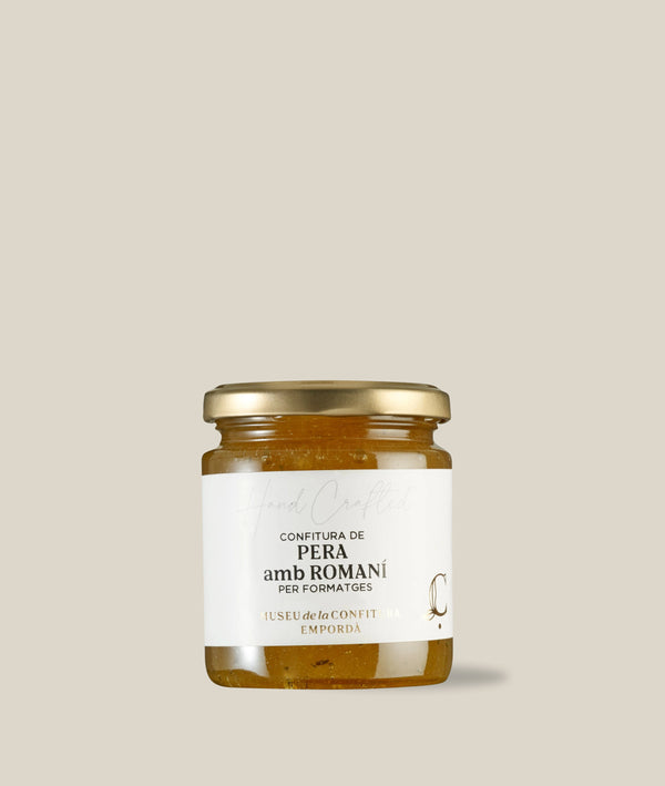 Mermelada de pera y romero