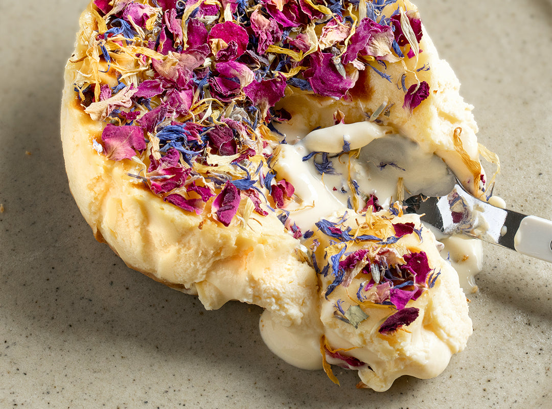 Nuestro Blossom Hornkäse hecho tarta.