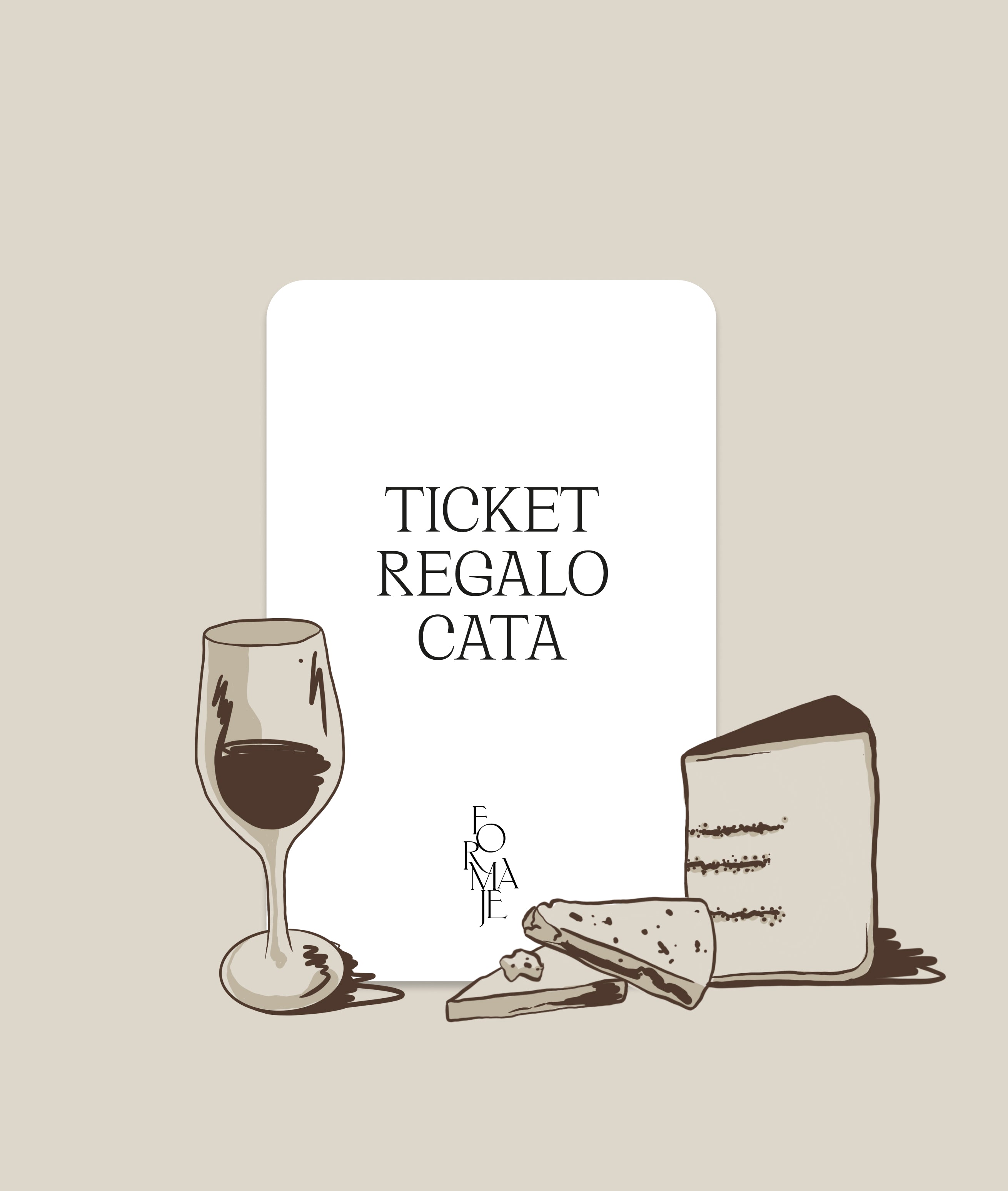 Ticket Regalo Cata de Queso