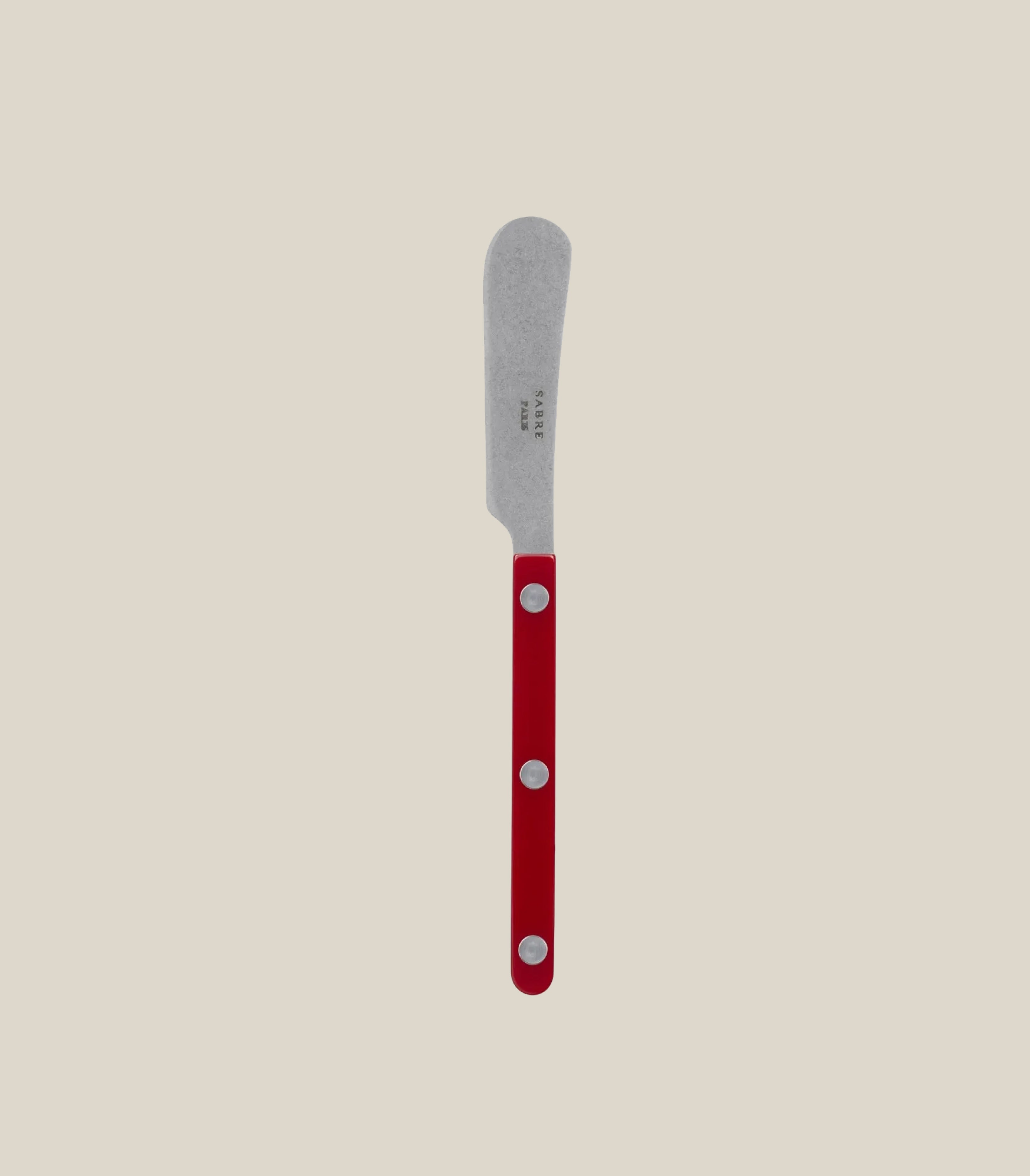 Cuchillo Sabre mantequilla rojo